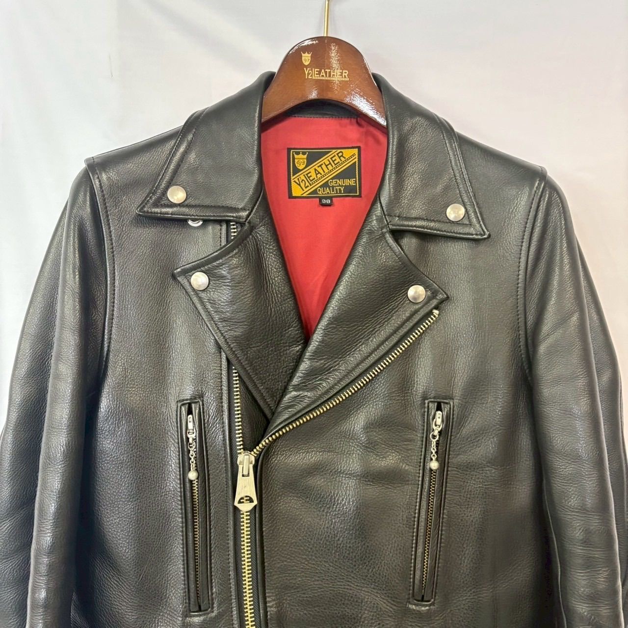 Y2 LEATHER ワイツーレザー ダブルライダース サイズ38 - メルカリ