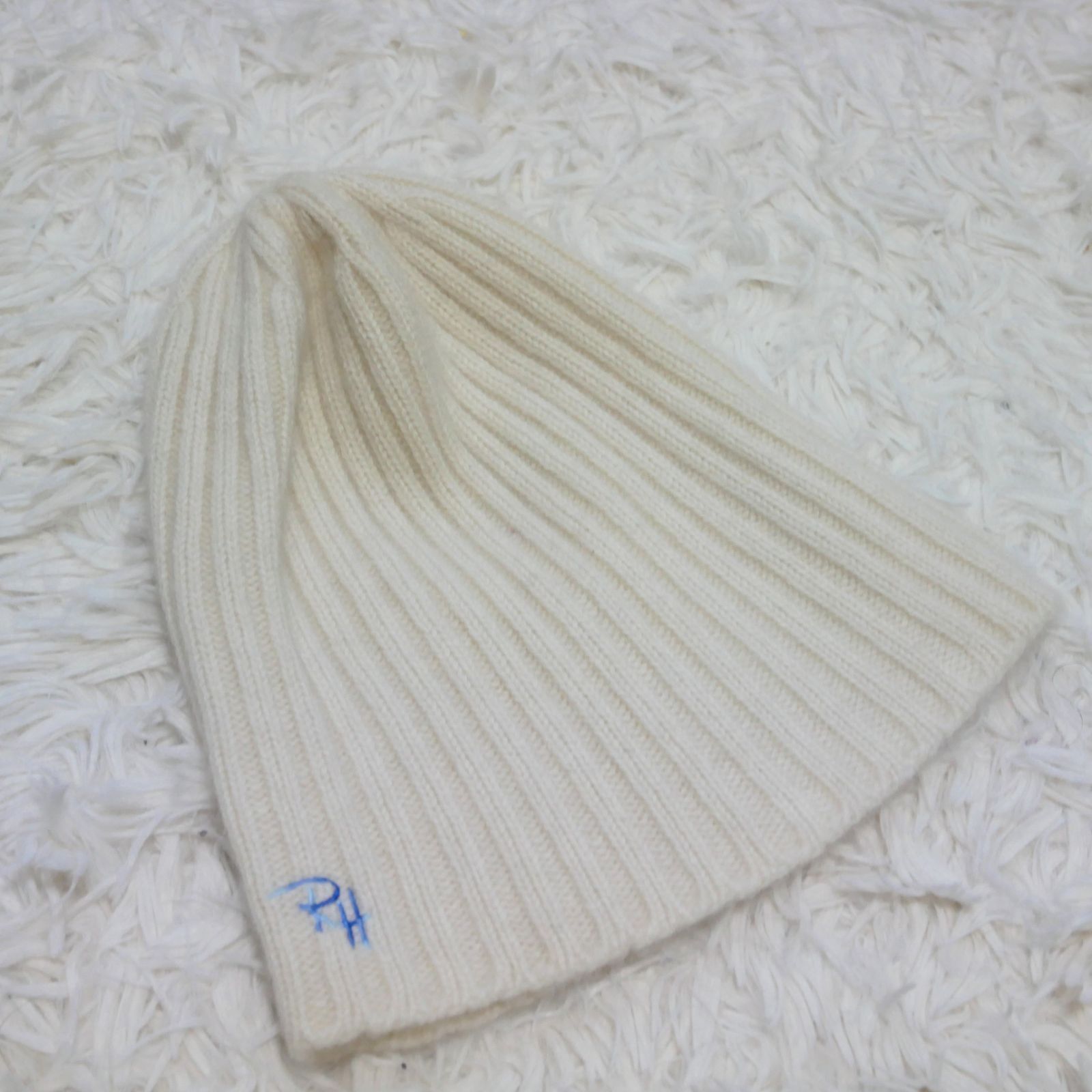 Ron Herman カシミヤ100% OFF WHITEカラー NITTO CAP ビーニー - メルカリ