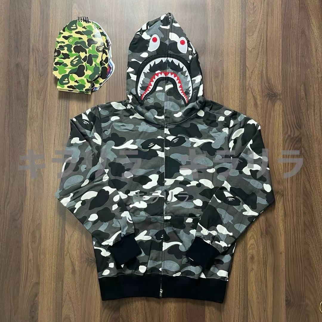 新品 A BATHING APE アベイシング 夜光 エイプ パーカー BAPE - メルカリ