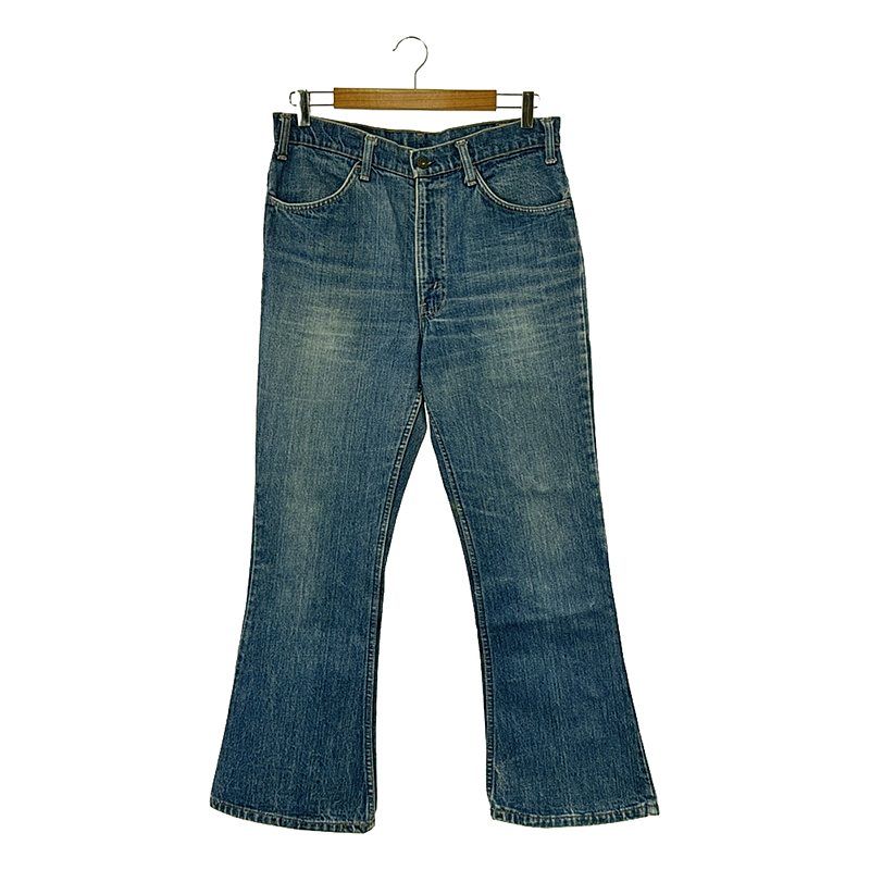Levi's / リーバイス | 70s ヴィンテージ 646  TALON42ジップ フレア デニムパンツ ベルボトム | インディゴ | メンズ