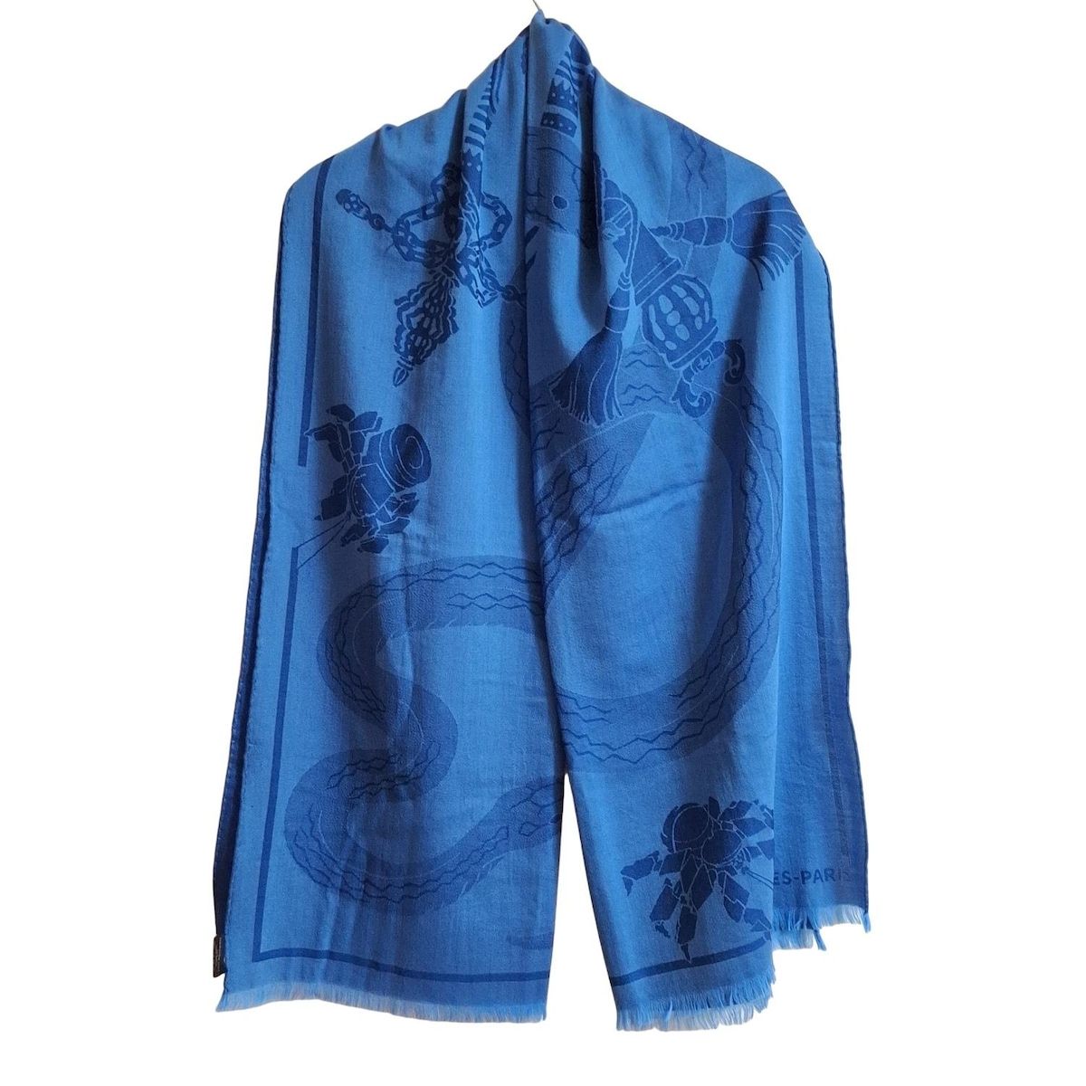 エルメス HERMES カシミア100% 大判 ストール ショール 黒 HERMES エルメス カシミア ショール ストール マフラー 大判