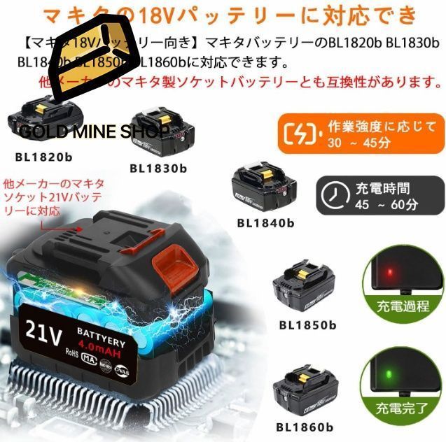 除雪機 18Vバッテリーに対応|ブラシレスモーター|23000rpm