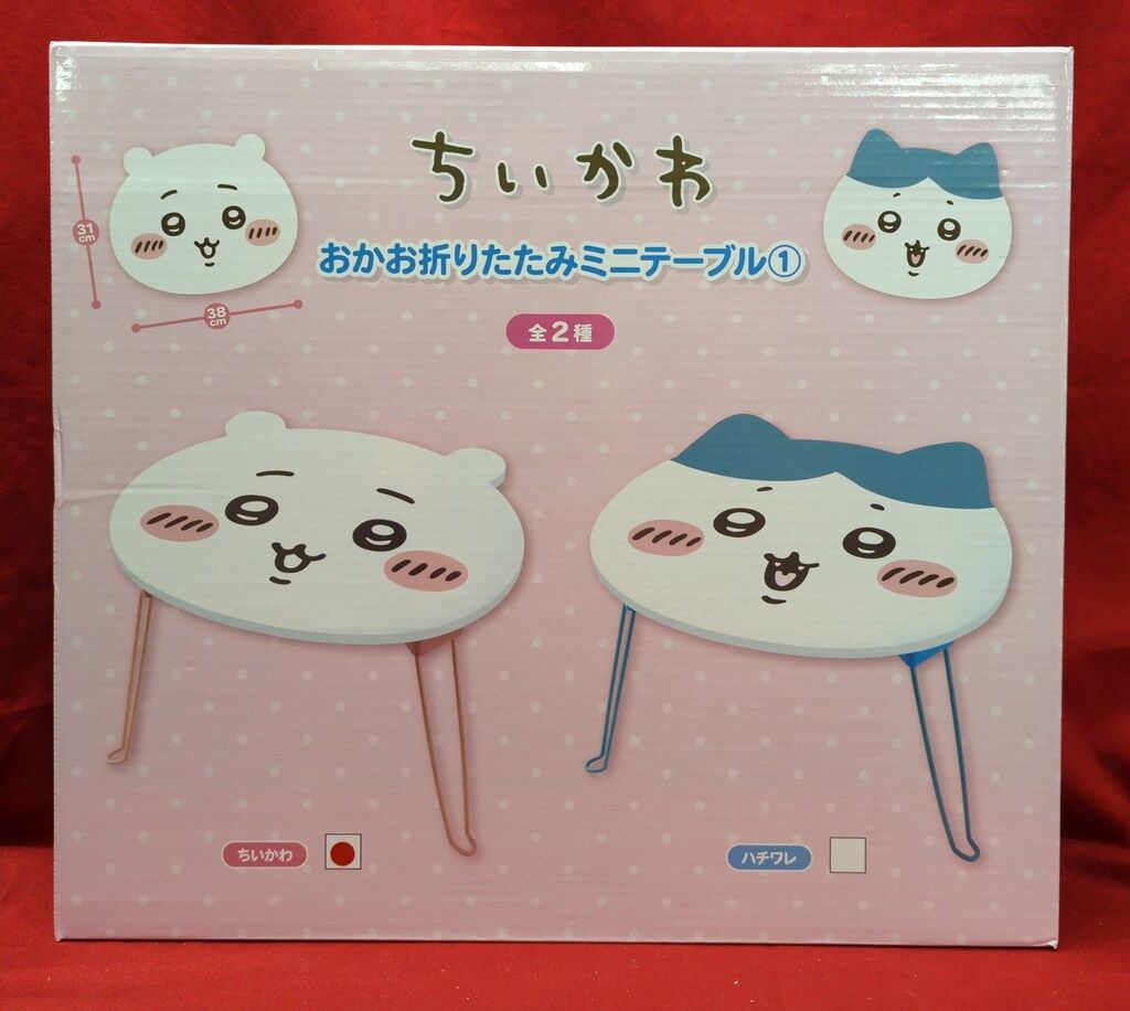 ぬーどるストッパー ウラヤハボウズ おかお折りたたみミニテーブル① ちいかわ ちいかわ おかお折りたたみミニテーブル ちいかわ/ちいかわ