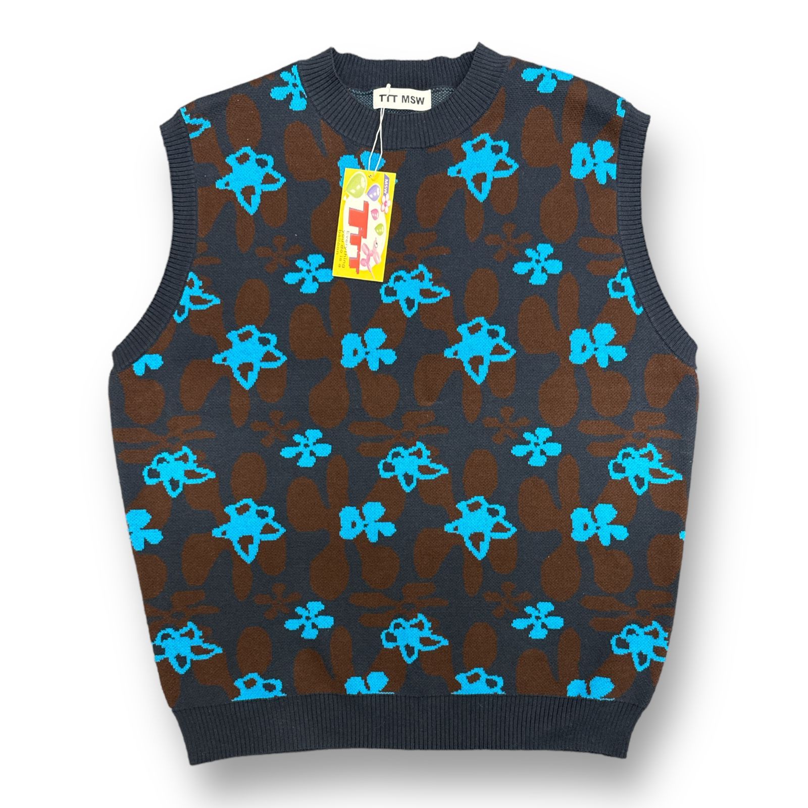 TTT MSW 23ss Diamond Knit カーディガン TTT MSW（ティー）の「Diamond knit polo（ニット/セーター