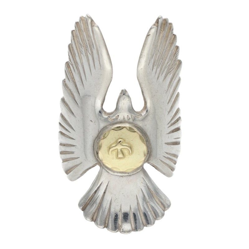 ゴローズ 金メタル付きイーグル リング メンズ 17号