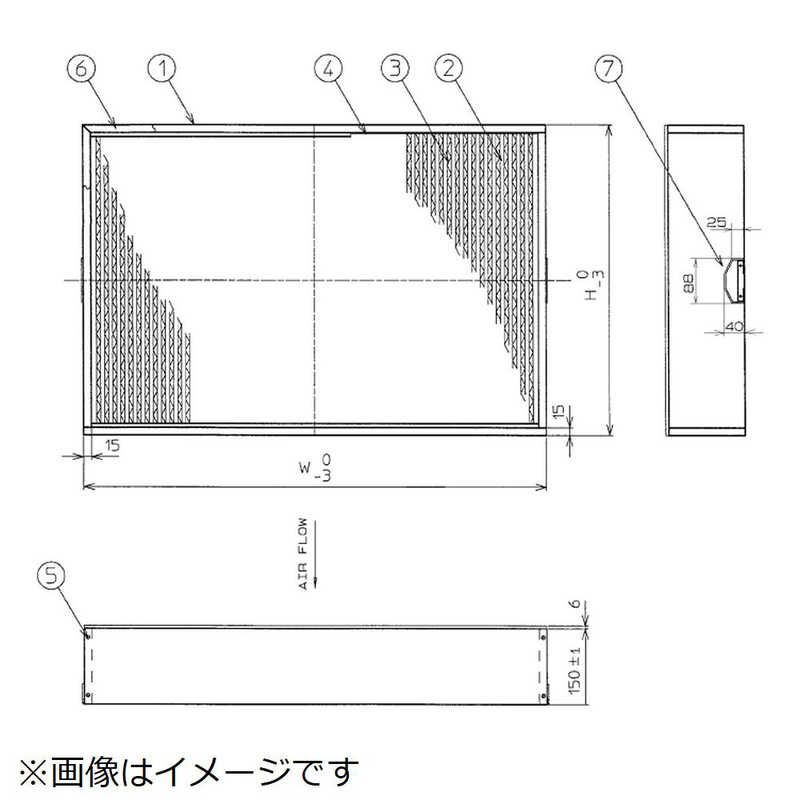 送料無料 ♥ 未開梱 ダイキン DAIKIN 病院用ＨＥＰＡフィルター BAFHJ82A80