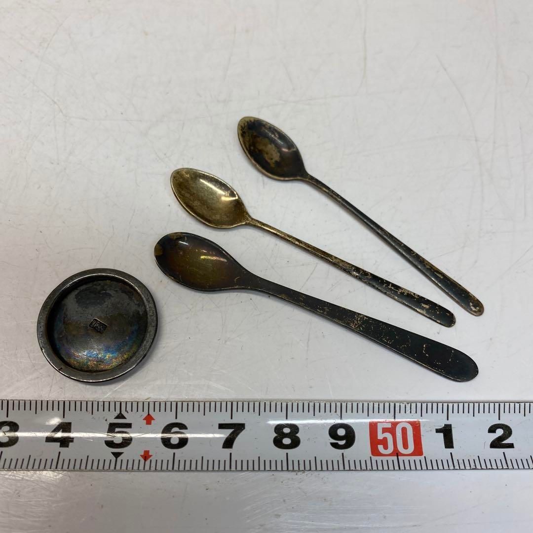 silver刻印 小匙3点 13g タサチ 東さ6-0401