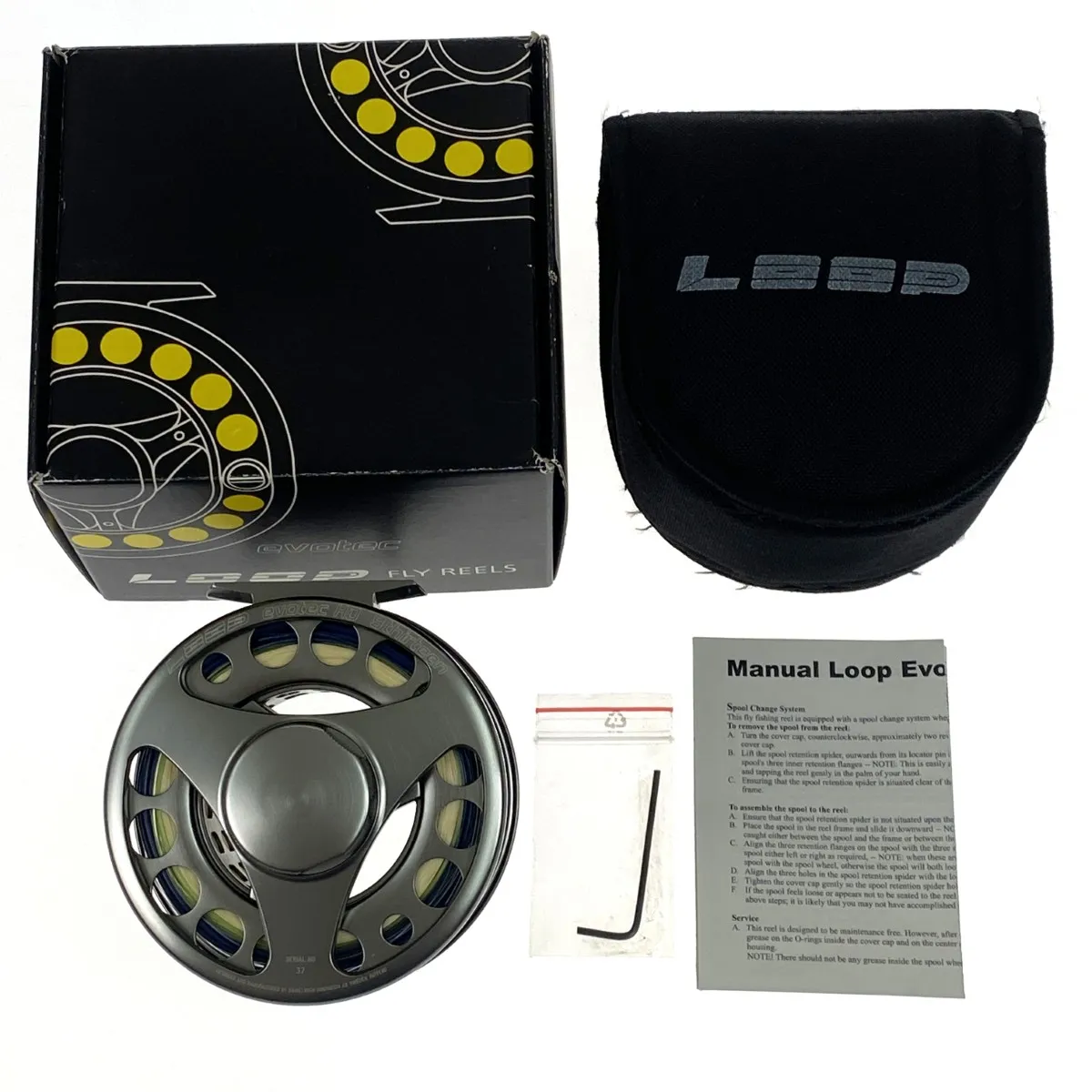 LOOP Q フライリール Q7/9 保証書、箱付き LOOP Q フライリール Q7/9 保証書、箱付き