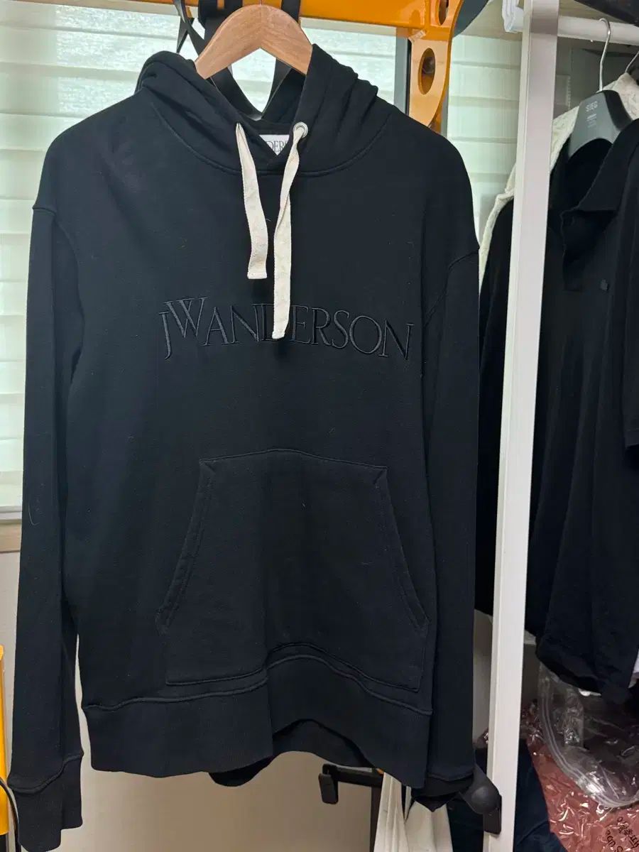 Jw Kinloch Anderson キンロックアンダーソン フード付きTシャツ 黒 ラージ