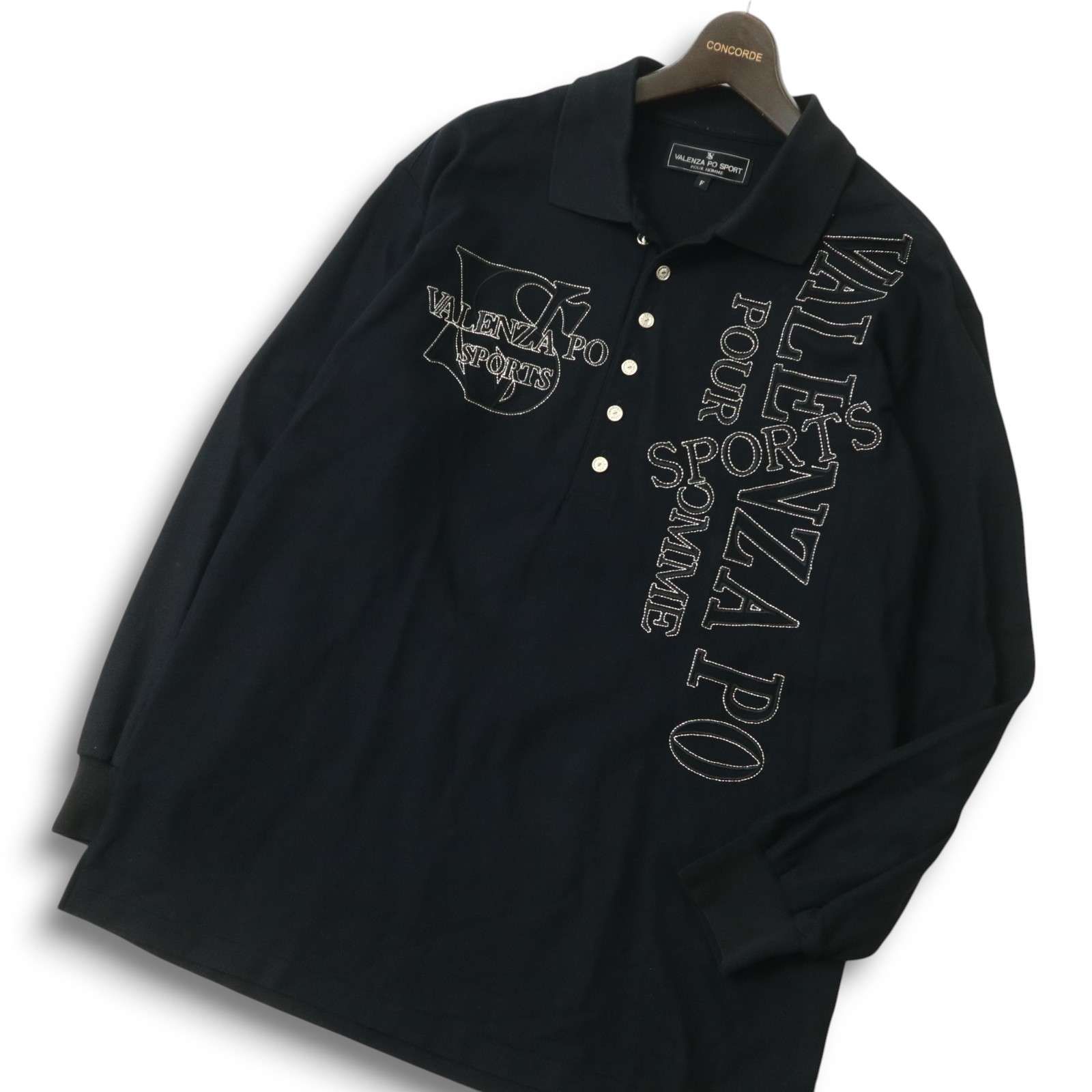 VALENZA PO SPORT バレンザ・ポー・スポーツ 通年 ロゴ刺繍☆ 長袖