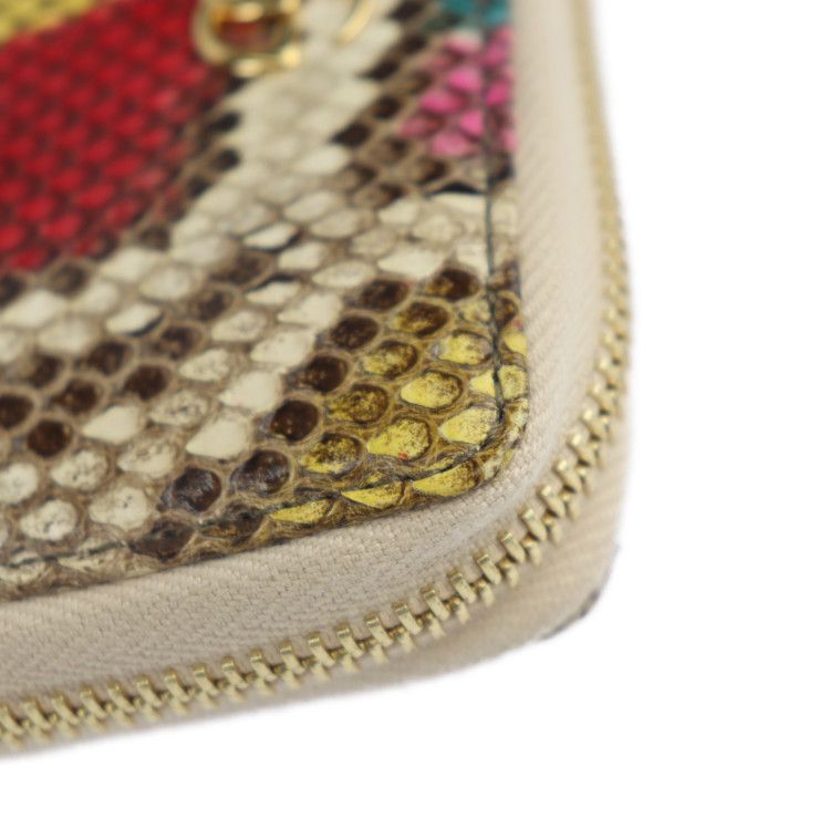 GUCCI グッチ コインケース 644406 パイソン マルチカラー