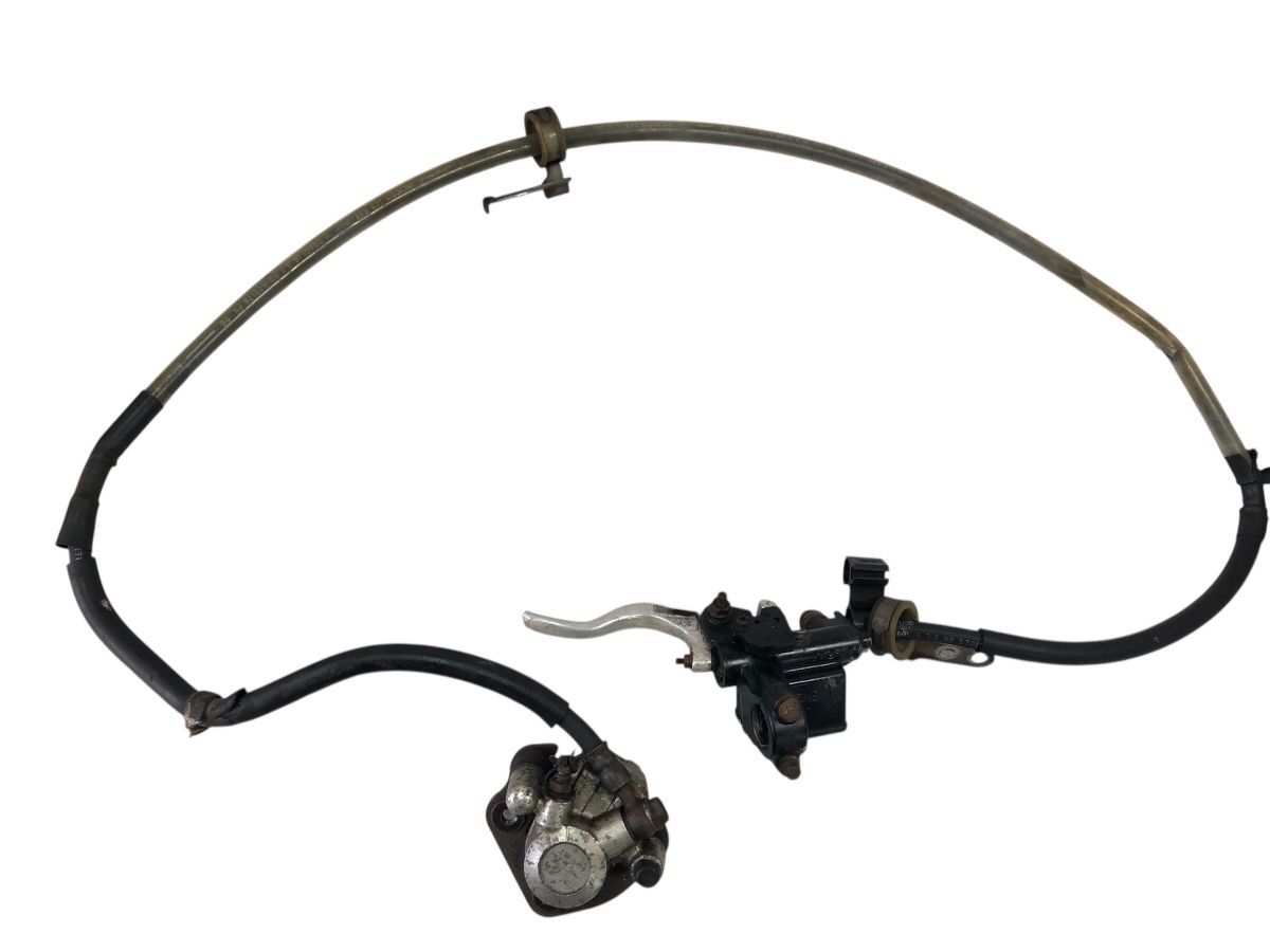 Kawasaki KDX125SR DX125A 純正 フロント ブレーキ キャリパー マスター セット レバー折れ 固着無し 2778-M6716