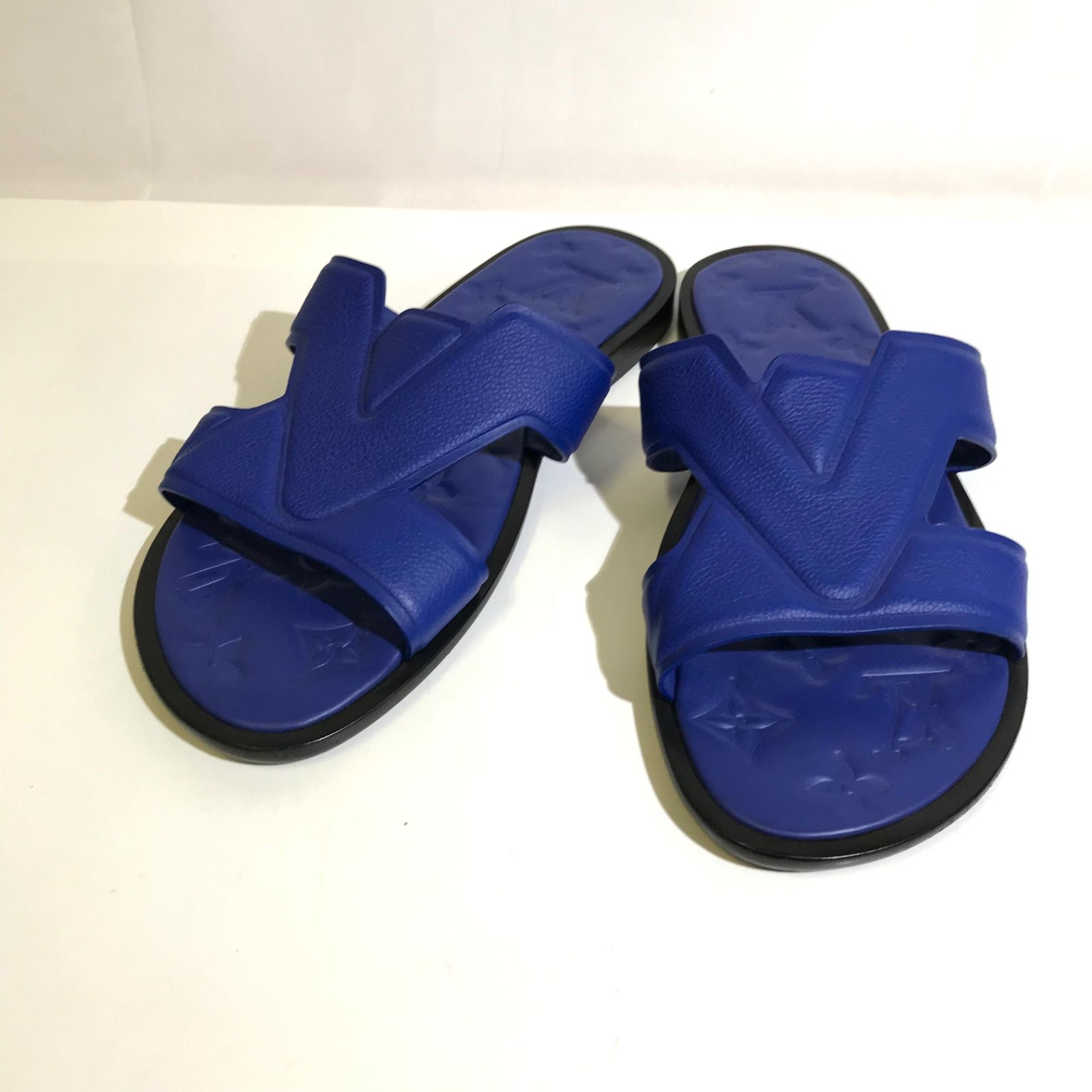Louis Vuitton ルイヴィトン Oasis line sandal blue color メンズ 7サイズ