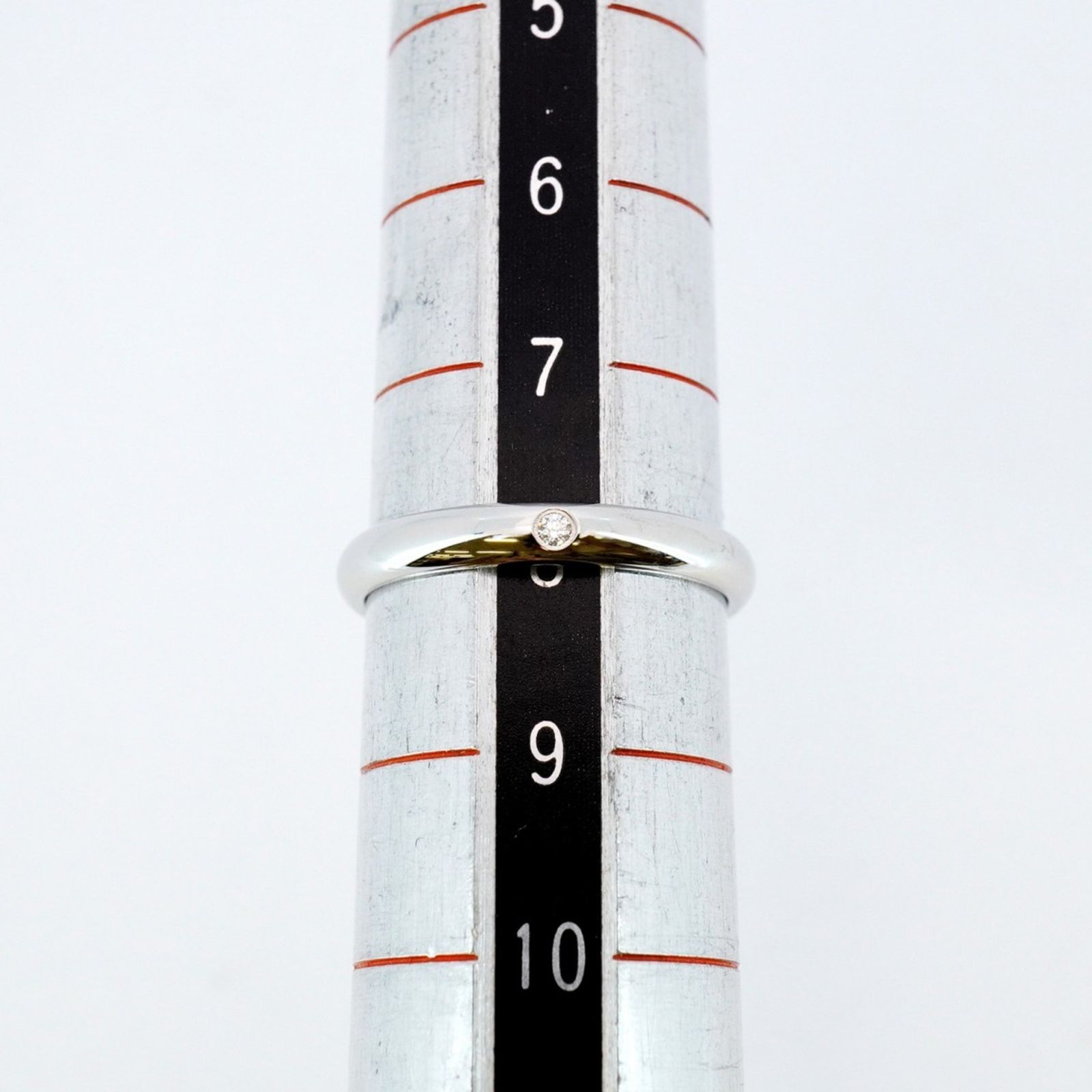 【美品】カルティエ／クラシック ウェディング リング 1PD・PT950／7号 美品】カルティエ／クラシック ウェディング リング 1PD・PT950