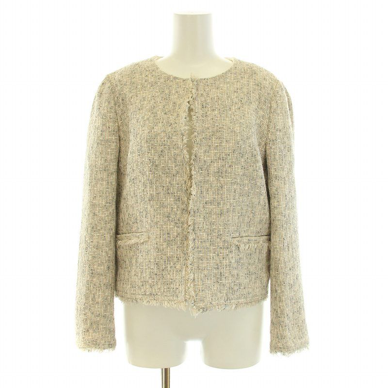 theory luxe 20SS ツイード ノーカラージャケット 新品 theory luxe