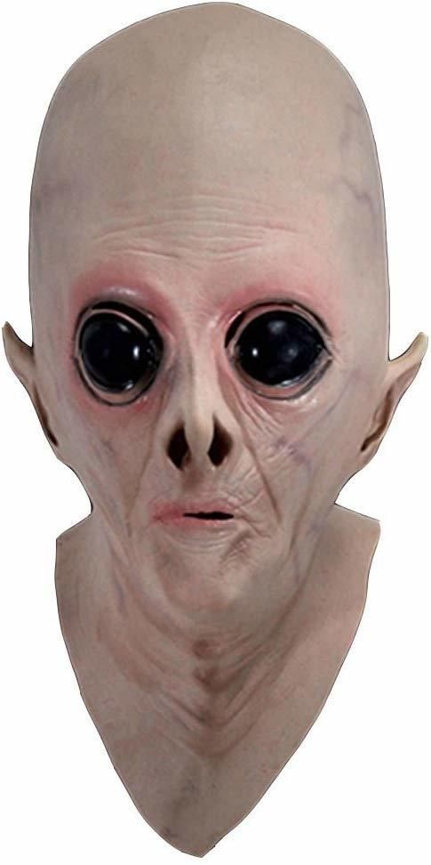 リアルマスク お面 宇宙人 マスク ハロウィン コスプレ パーティグッズ 