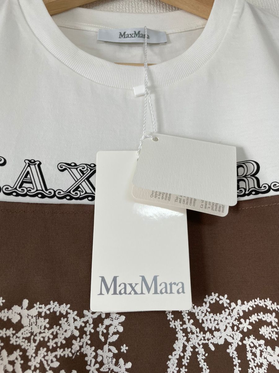 MAX MARA*KEY フラワー ロゴ モノグラム T シャツ - メルカリ