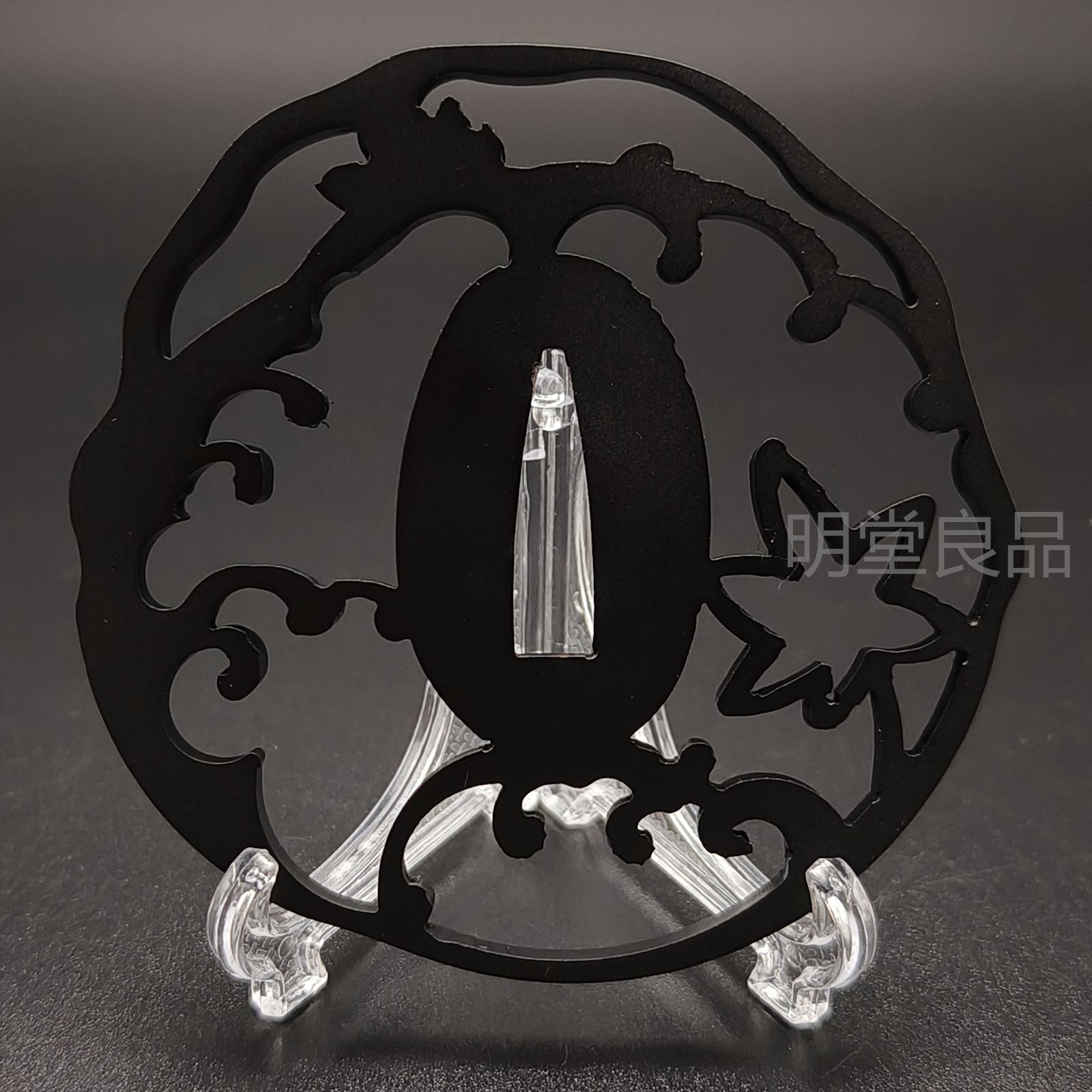 LH04　日本刀装具　刀鍔　網の図　鉄地　金工品　透　鍔　刀剣美術 LH04 日本刀装具 刀鍔 網の図 鉄地 金工品 透 鍔 刀剣美術