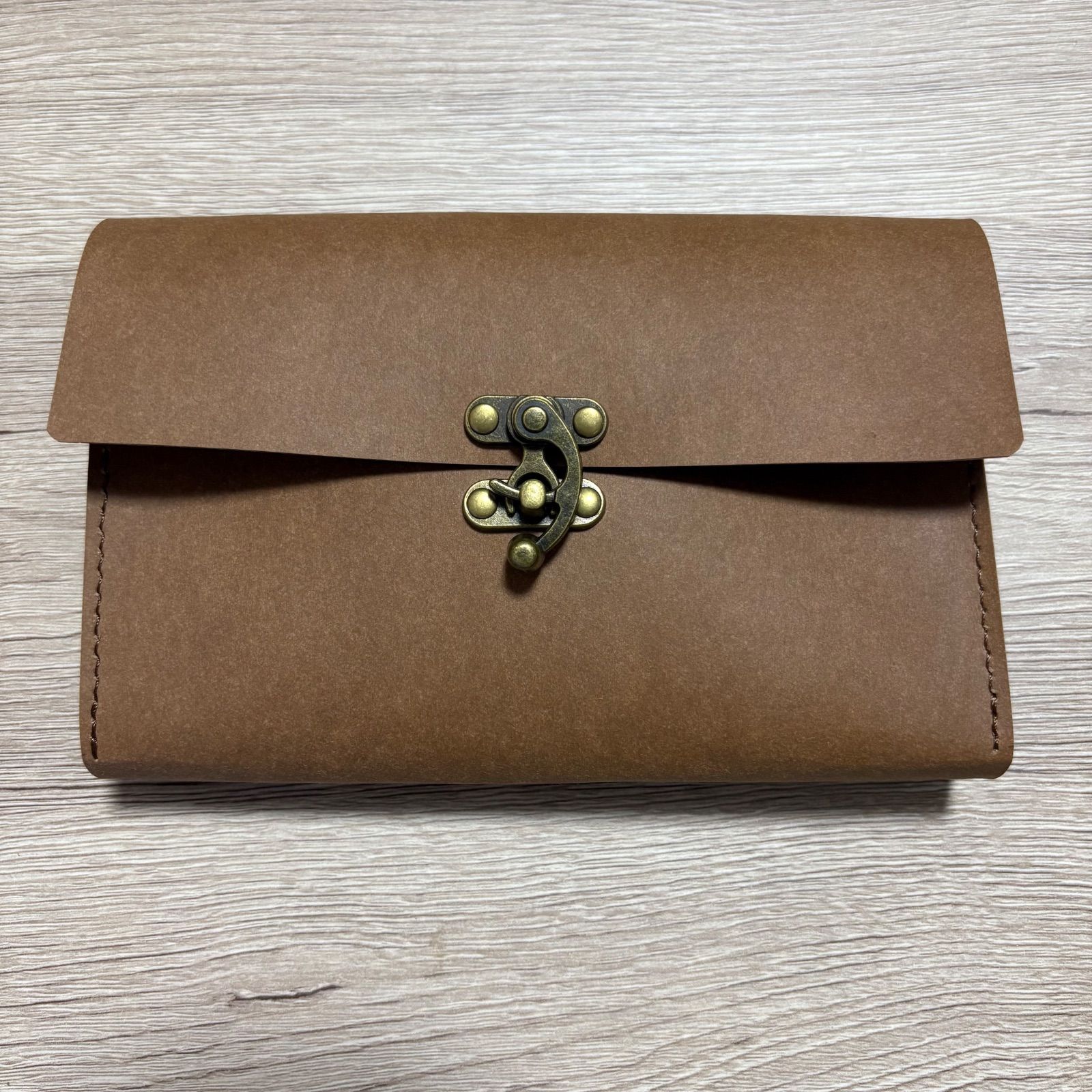 コラージュ収納ポーチ 蛇腹ポーチ コラージュ収納ポーチ 本革 Vincraft