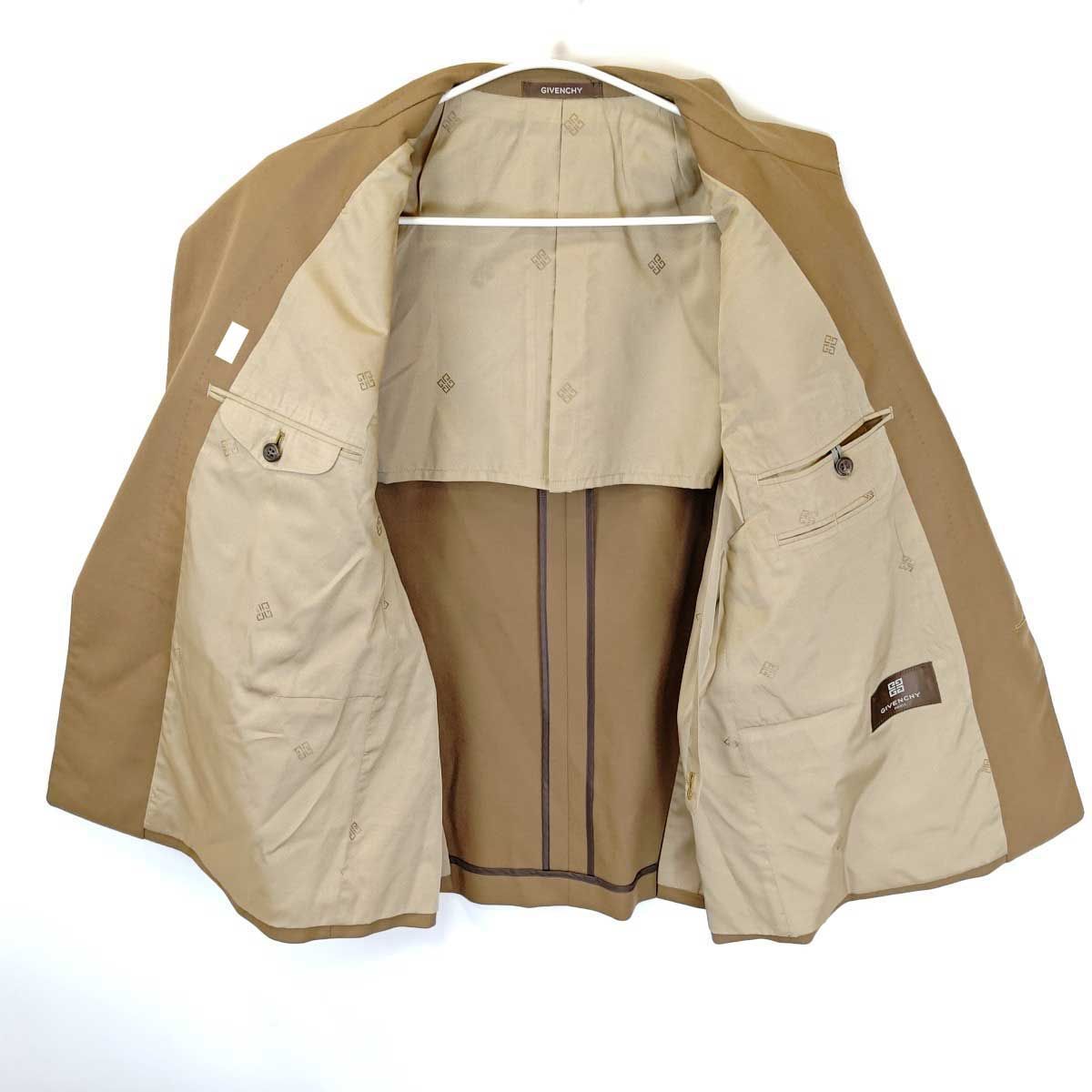 GIVENCHY ダブルセットアップスーツ ストライプ ブラウン/HW382 ジバンシィ セットアップ スーツ ダブル ジャケット パンツ 441