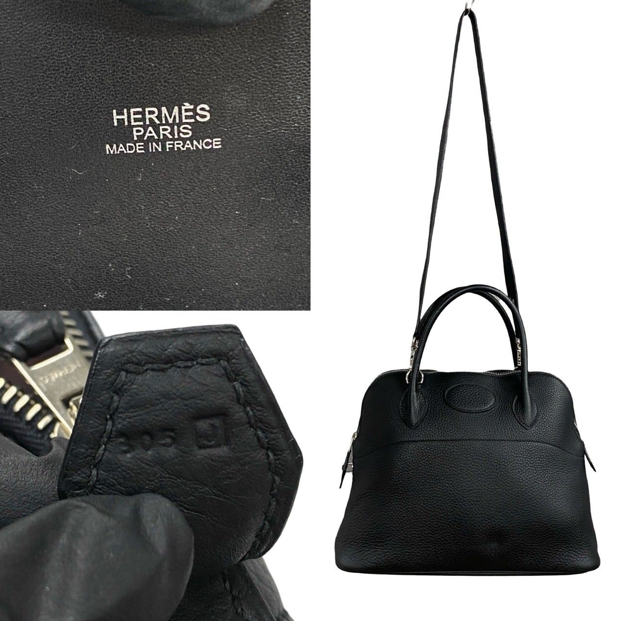 極 美品 袋付き □J 刻印 HERMES エルメス ボリード 31 トリヨン  