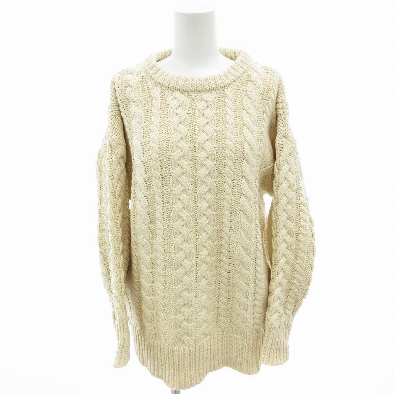 美品 シールームリン Sea Room Lynn ケーブルニット セーター