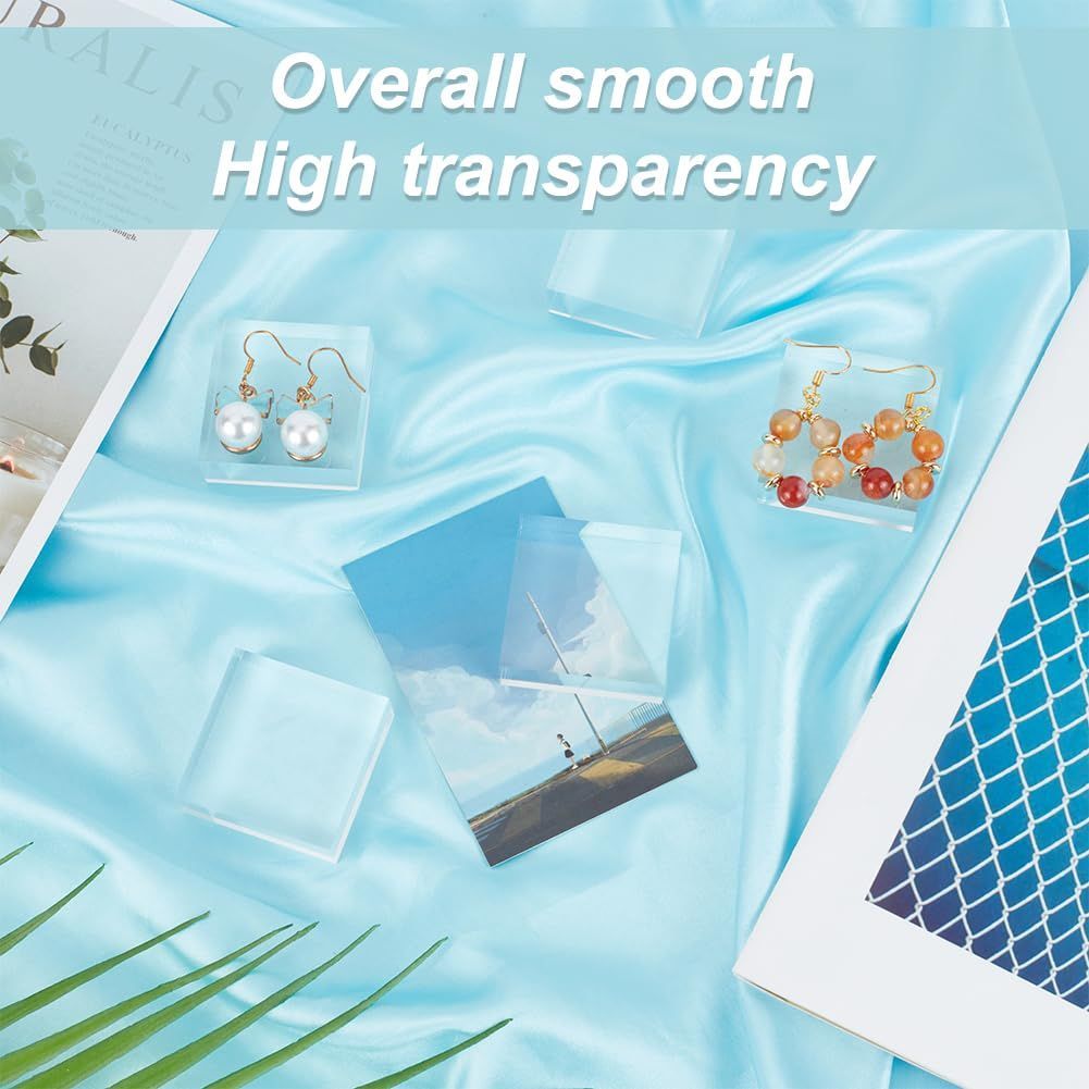 在庫処分】正方形 展示用ブロック アクリルスタンド アクリル展示台