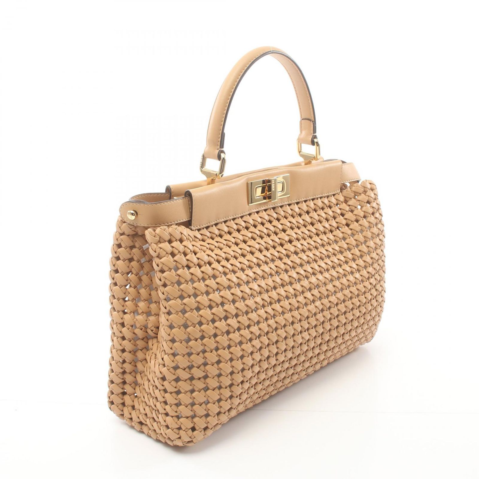 【FENDI】ピーカブー　セレリオ　レギュラー ピーカブー ISeeU スモール カーフレザー ブラック | Fendi