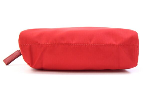 プラダ ポーチ 1N0021 レッド ナイロン 中古 - メルカリ 