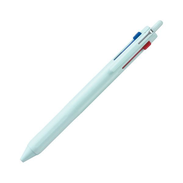 （まとめ）三菱鉛筆 ジェットストリーム3色ボールペン 0.5mm (軸色：アイス