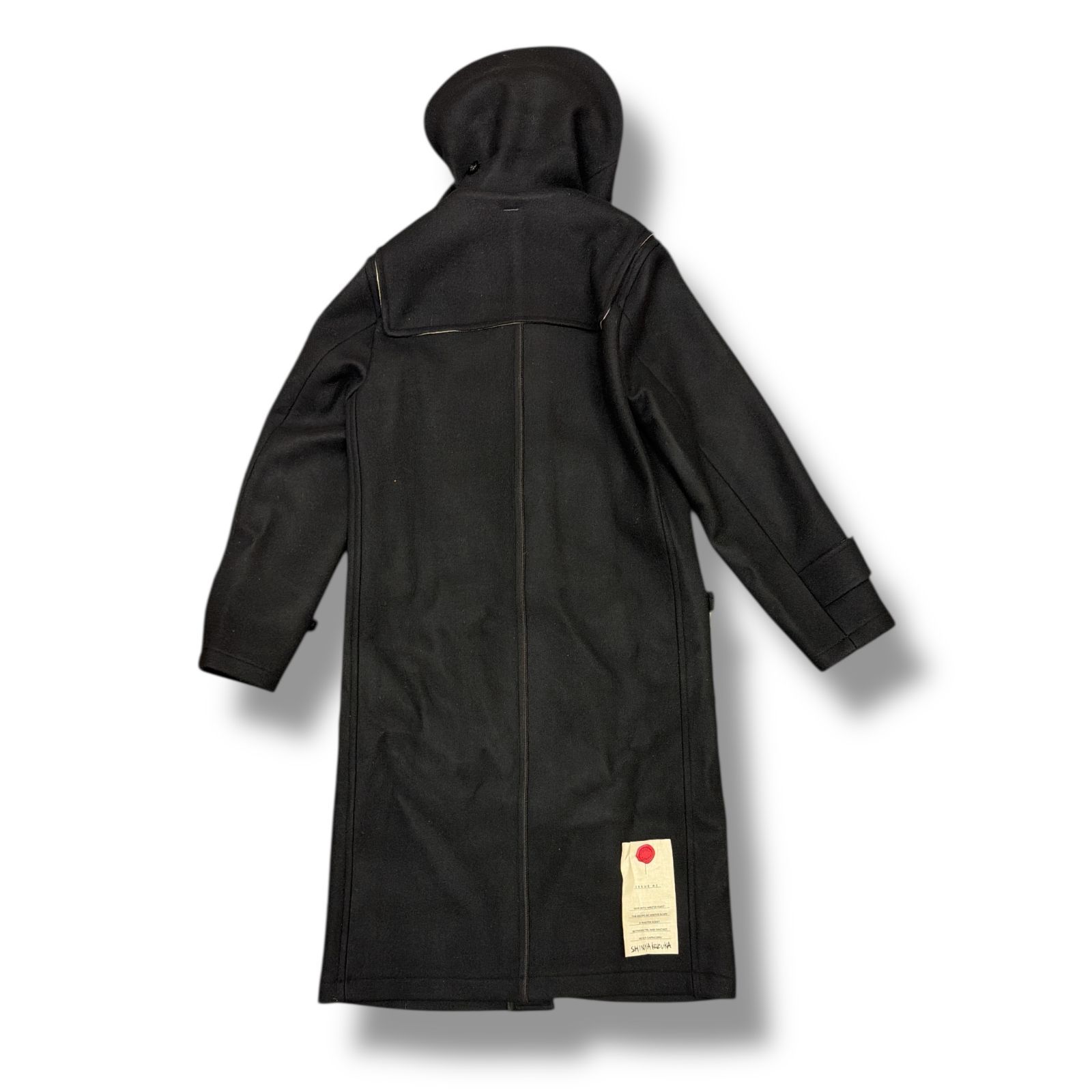 参考上代132000円 SHINYAKOZUKA 24AW PENCIL DUFFLE WITH NO BIJOU ダッフルコート シンヤコズカ シンヤコヅカ 2402SK03NB ブラック