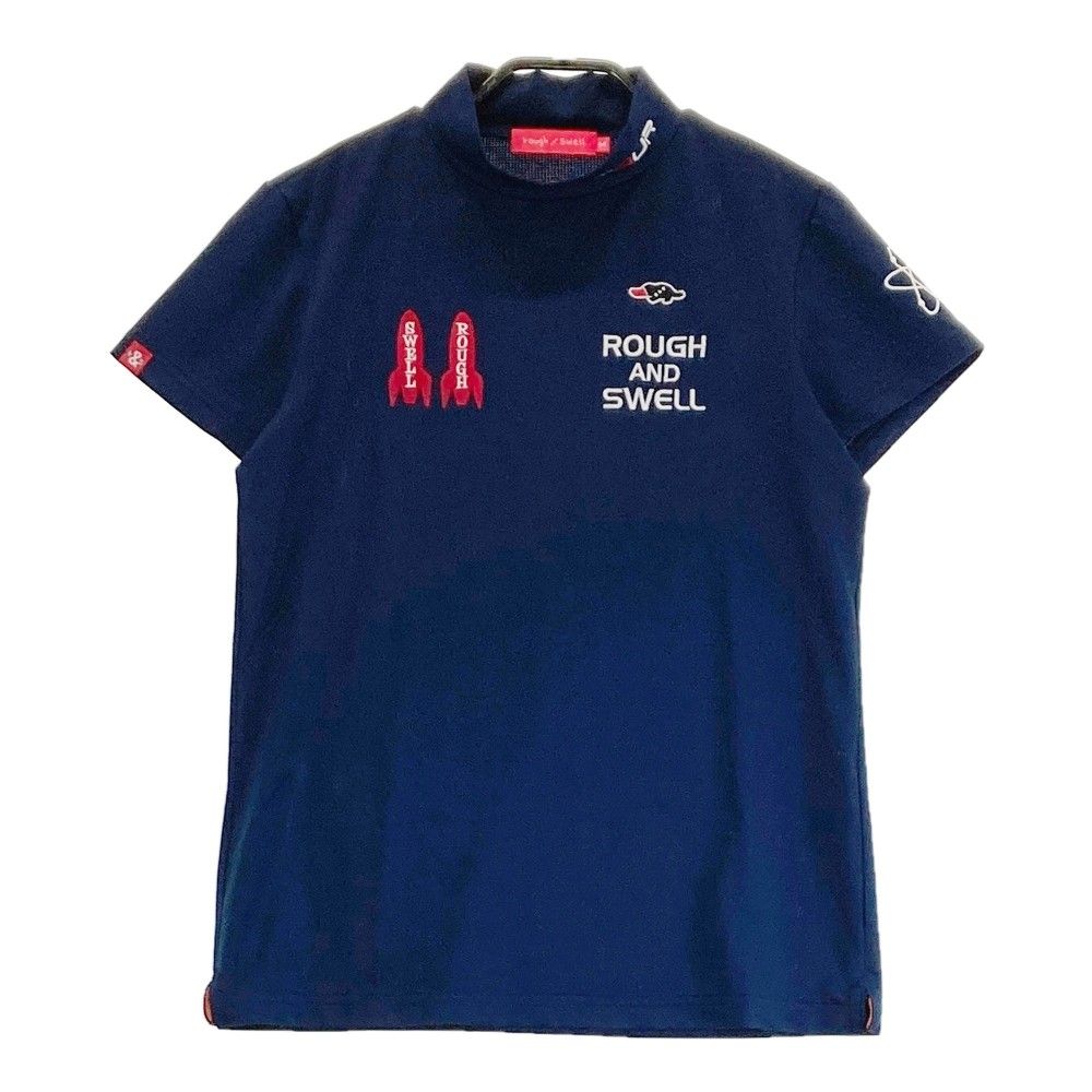 ROUGH&SWELL ラフアンドスウェル 半袖モックネックTシャツ グリーン系