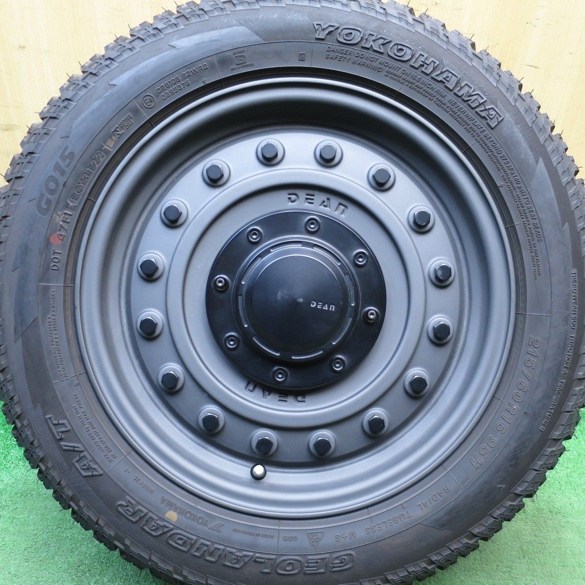 バリ溝 9.5分 1本 DEAN COLORADO 215|60R16 ヨコハマ A|T G015 ディーン コロラド PCD112 120|5H マルチ 5031102Hノ