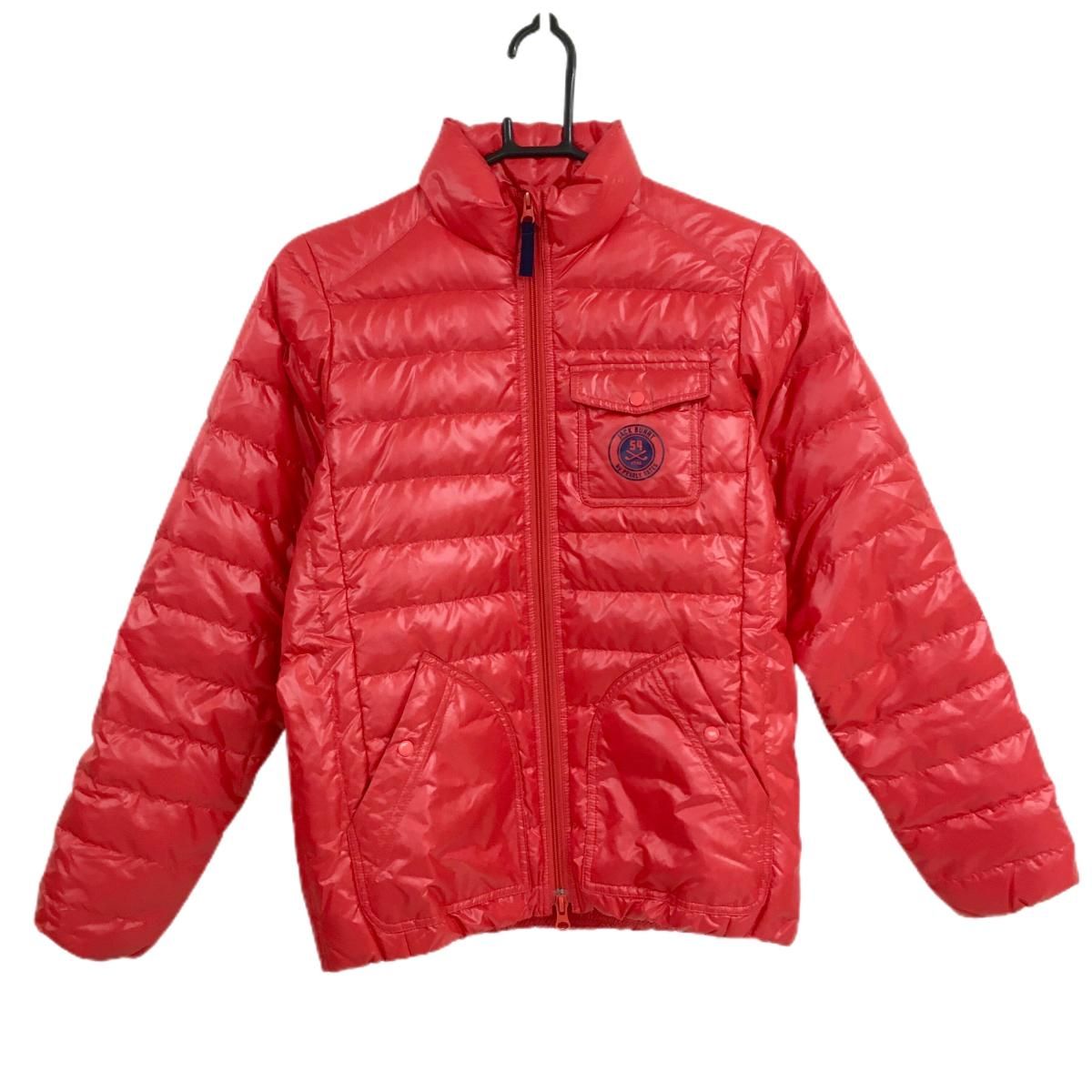 ジャックバニー ダウンジャケット レッド バックロゴ レディース 1 M ゴルフウェア Jack Bunny