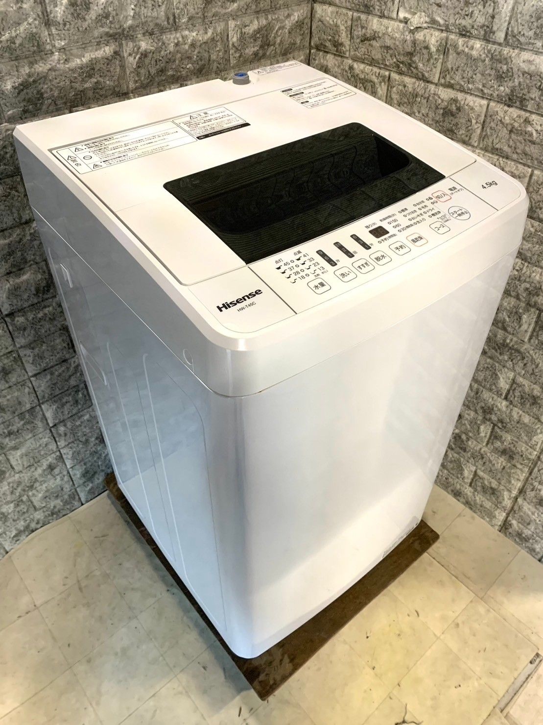 全国送料無料☆3か月保障付き☆洗濯機☆2019年☆ハイセンス☆HW-T45C