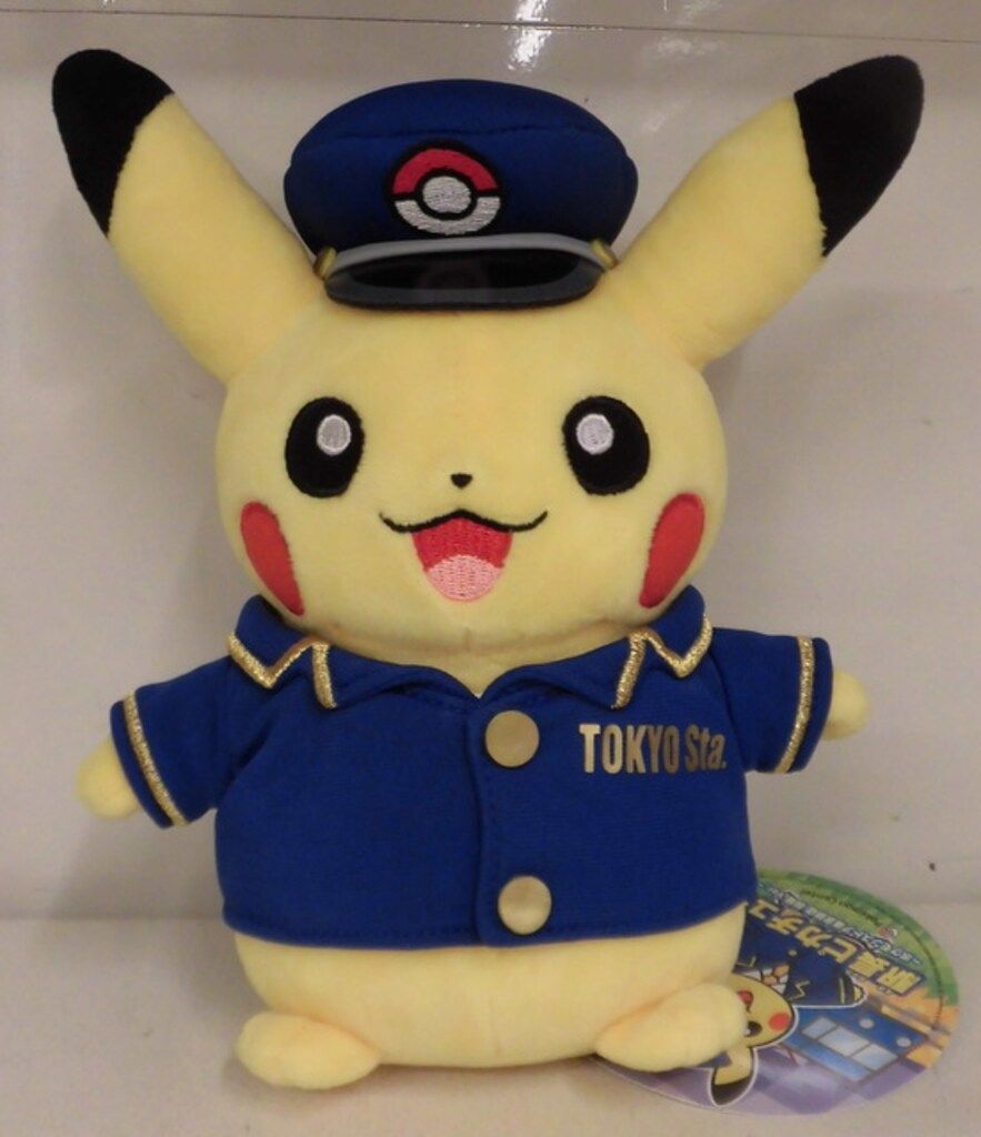 韓国限定 釜山　ポケモン ポップアップ 駅長ピカチュウ マスコット　ピカチュウ m96926215947_1.jpg?1754744480