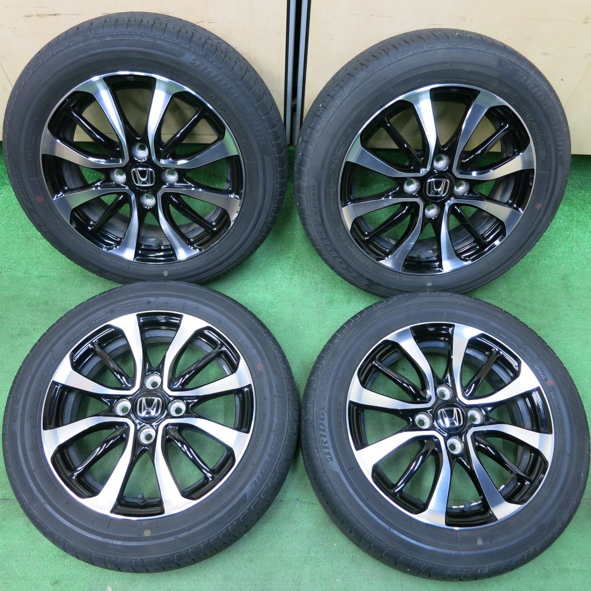 新品☆N-BOX☆純正ホイールタイヤ☆ブリジストン☆エコピア☆155/65R14 ☆3.5 超バリ溝 ホンダ N-BOX カスタム 後期 純正 155/65R14 75S