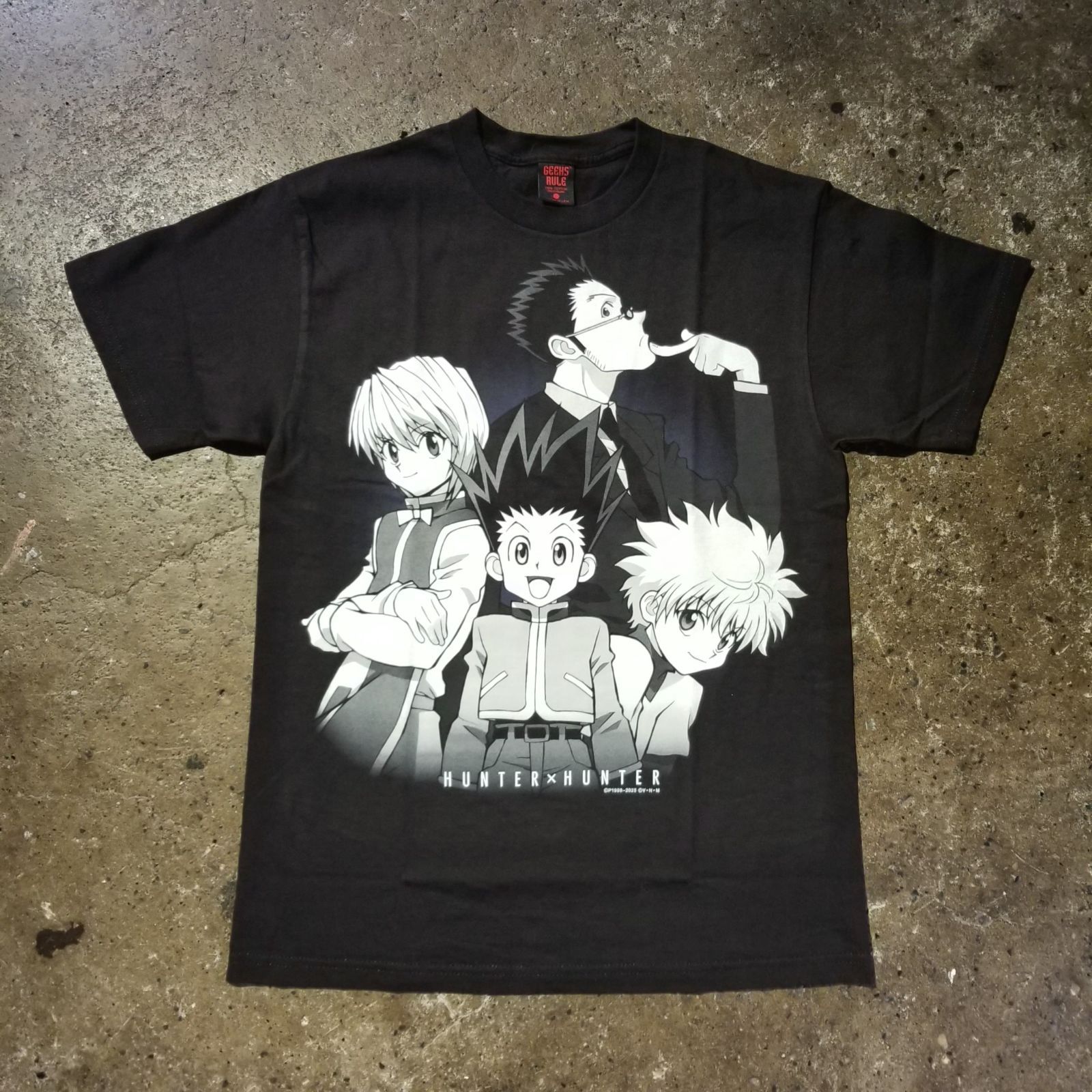 HUNTER×HUNTER GEEKS RULE Tシャツ XL カルテット HUNTER×HUNTER × GEEKS RULE SILKSCREEN PRINTING T SHIRT