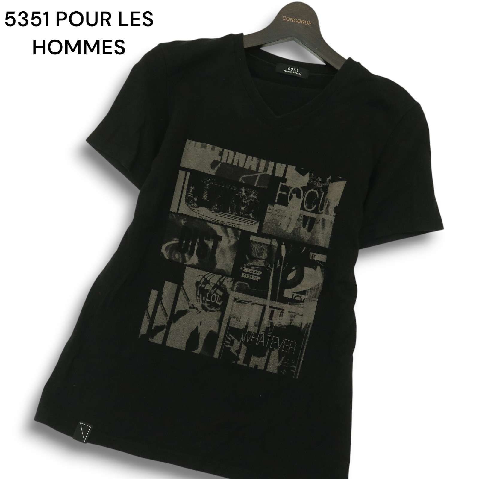 5351 POUR LES HOMMES 5351プールオム グラフィック プリント☆ V 