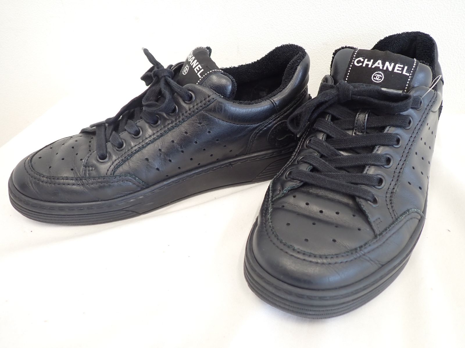 シャネルスニーカー ブラック 37サイズ