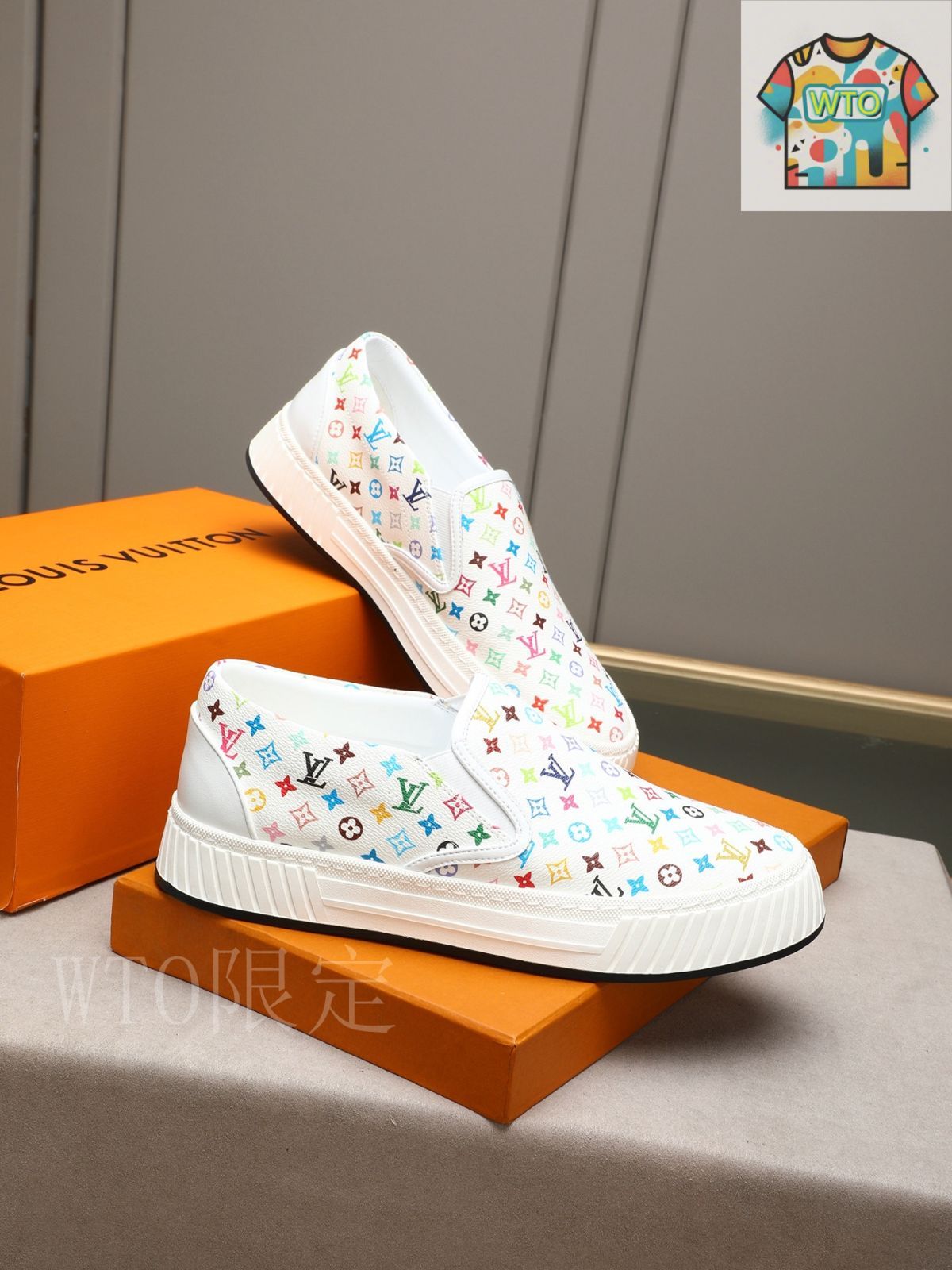 LOUISVUITTON　ルイ・ヴィトン　新品同様　ミユール　38 LOUIS VUITTON ルイ・ヴィトン メンズ カジュアル シューズ06