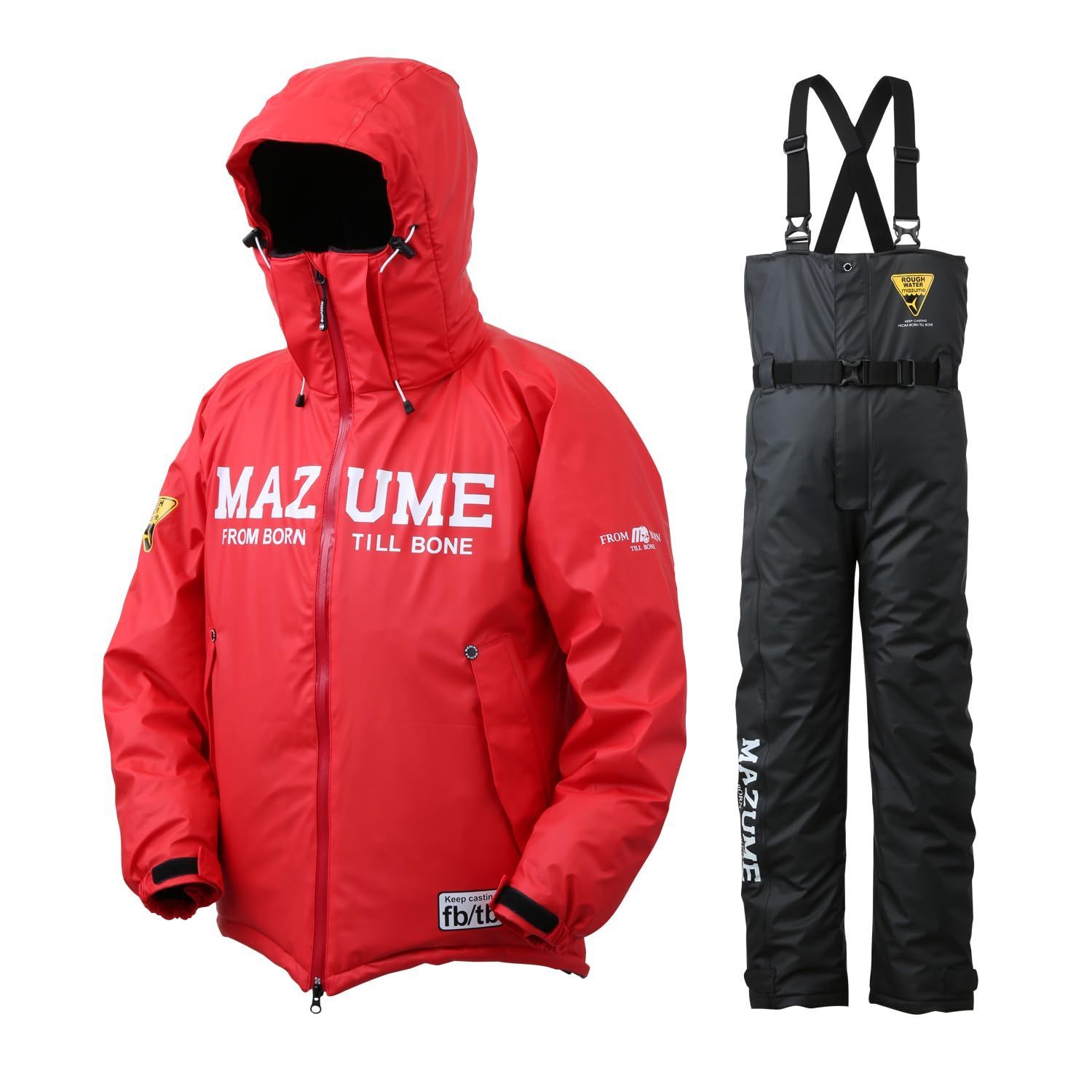 マズメ(Mazume) ROUGH WATER ALL WEATHER SUIT MZFW-739-08 レッド L - メルカリ