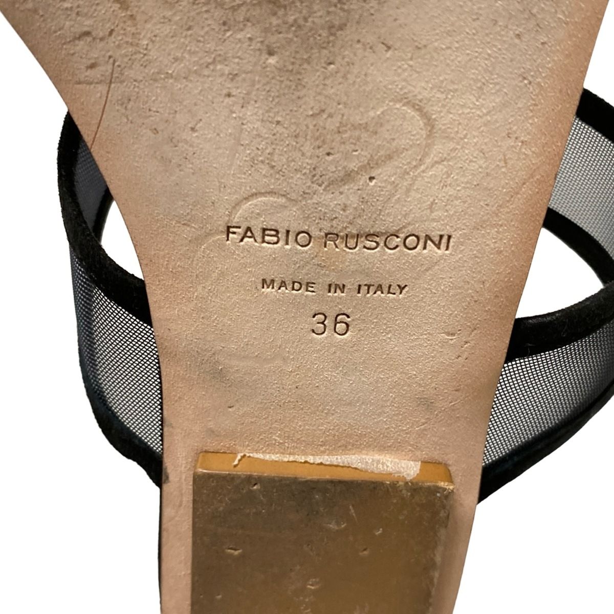 FABIO RUSCONI(ファビオルスコーニ) ミュール 36 レディース