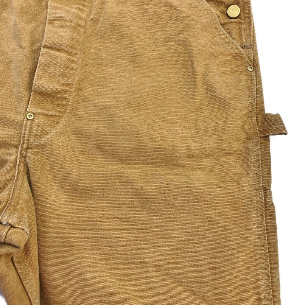 90年代 USA製 Carhartt カーハート ダック ダブルニー ビブ