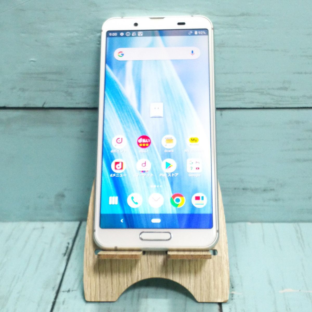 docomo AQUOS sense3 SH-02M シルバーホワイト 本体 白ロム SIMロック解除済み SIMフリー 785502