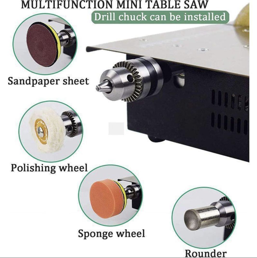 人気推薦◇ミニテーブルソー、、多機能ベンチソー、精密彫刻、12000r / min、DIY木工翡翠チェーンソー C - メルカリ