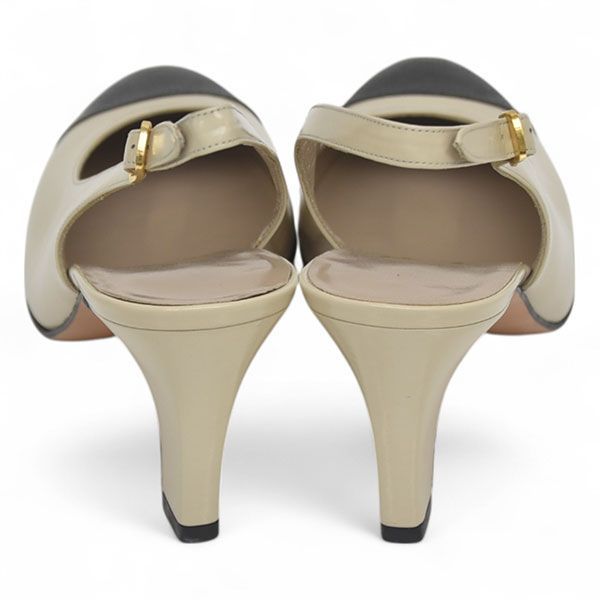 Salvatore Ferragamo スリングバックパンプス Ferragamo スリングバック パンプス | ブラック | FARFETCH JP