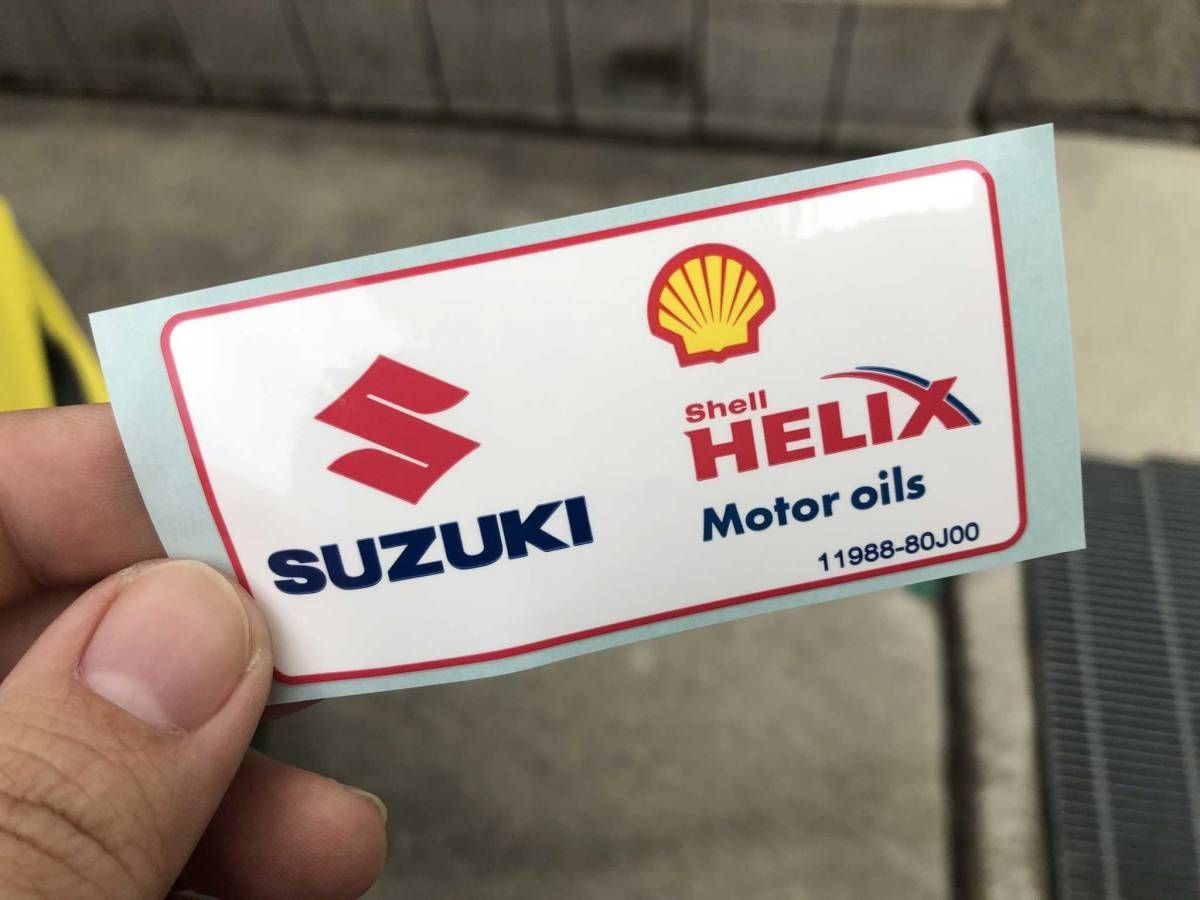 △ 新品 スズキ 純正 コーションプレート ラベル ステッカー