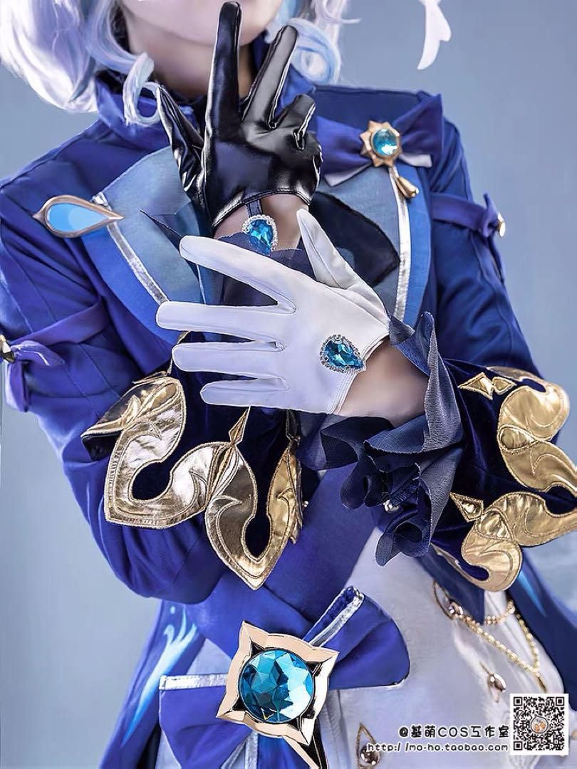 基萌 原神 フリーナ コスプレ衣装 ※ウィッグ 靴 武器追加可能