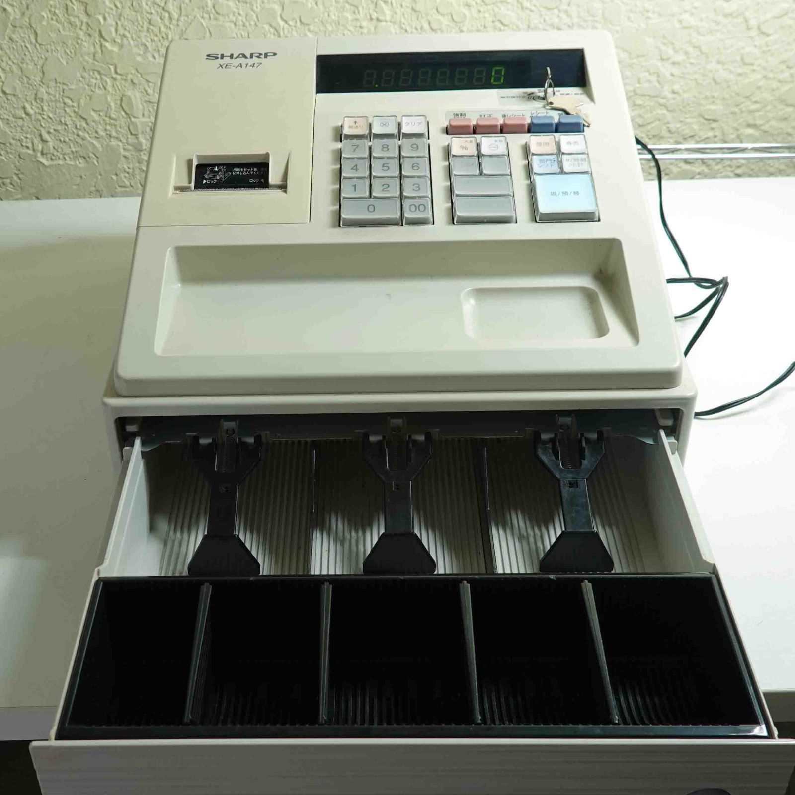 中古品 動作確認済】シャープレジスター 白 XE-A147-W PC連携